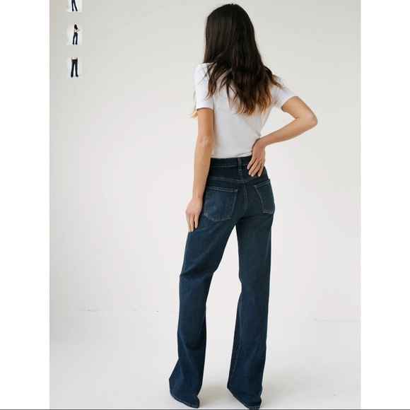 J Brand Wide Leg High Rise Jean - Picture 4 of 8